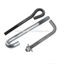 L type anchor bolt / L foundation bolt with nuts and washer